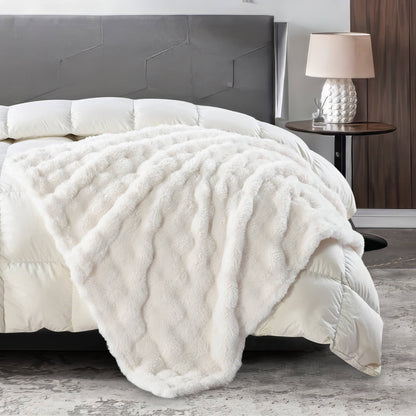 Features:

🤍 Ultra-soft faux fur for a luxe, cozy feel
🐻‍❄️ Plush texture that adds warmth and style
🛋️ Perfect for couches, beds, and cozy corners
✨ Boutique-style home décor piece
❄️ Ideal for chilly nights and year-round snuggling
🎁 Makes a perfect gift (if you can part with it 😉)

Size:

50" x 70"

Materials:

Faux fur plush fabric