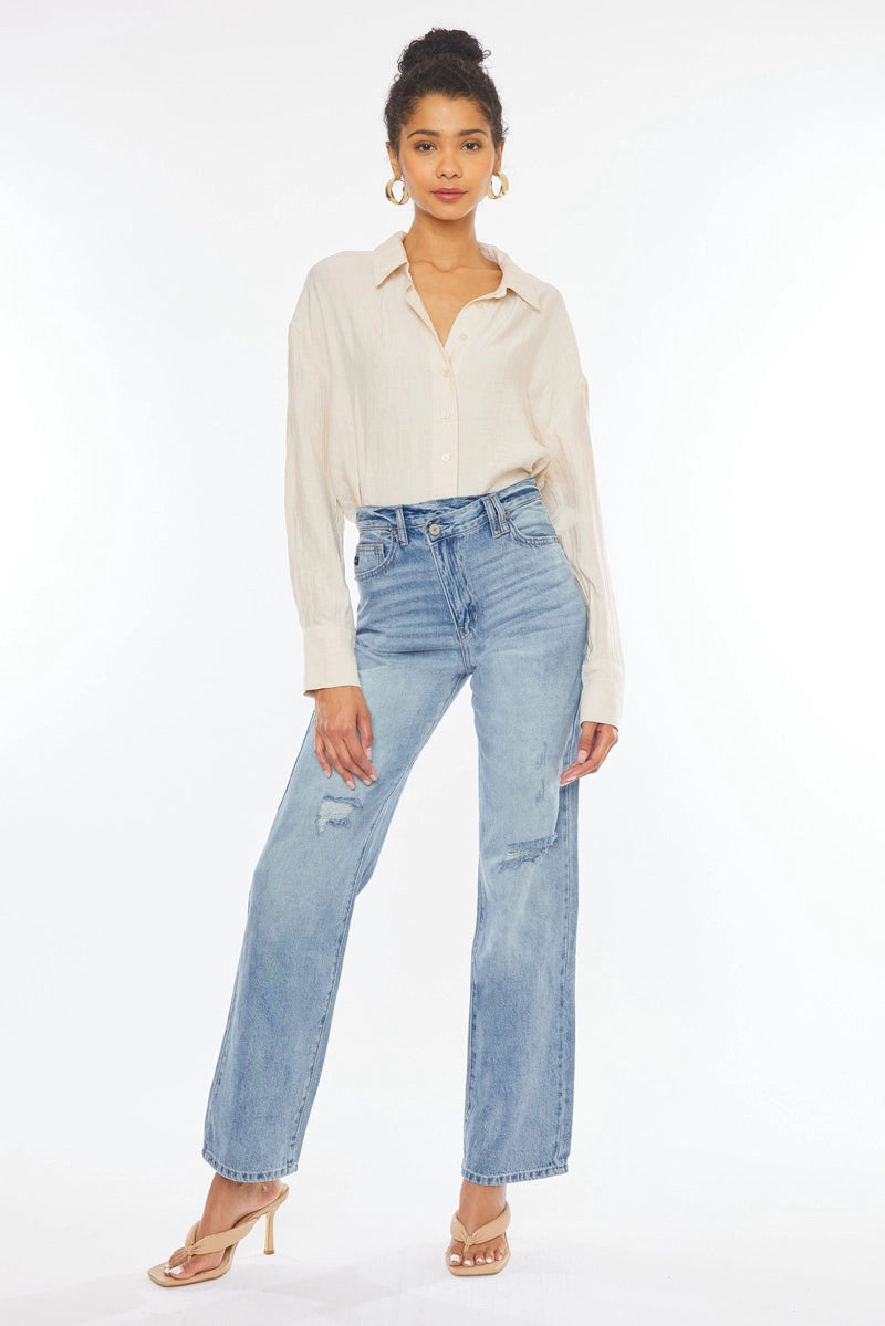 90'S WIDE LEG STRAIGHT  Kan Can JEANS