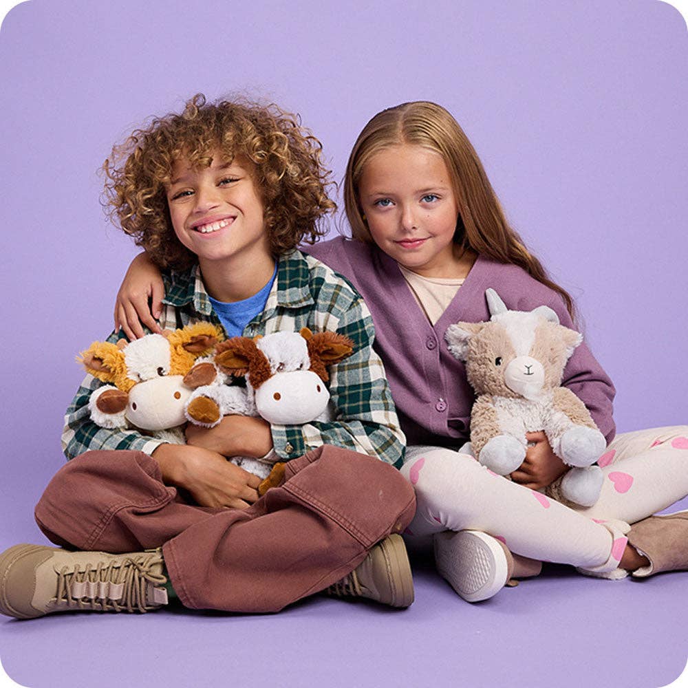 Goat Warmies Plush – Microwavable Lavender Scented Heating Pad Stuffed Animal for Comfort & Stress Relief