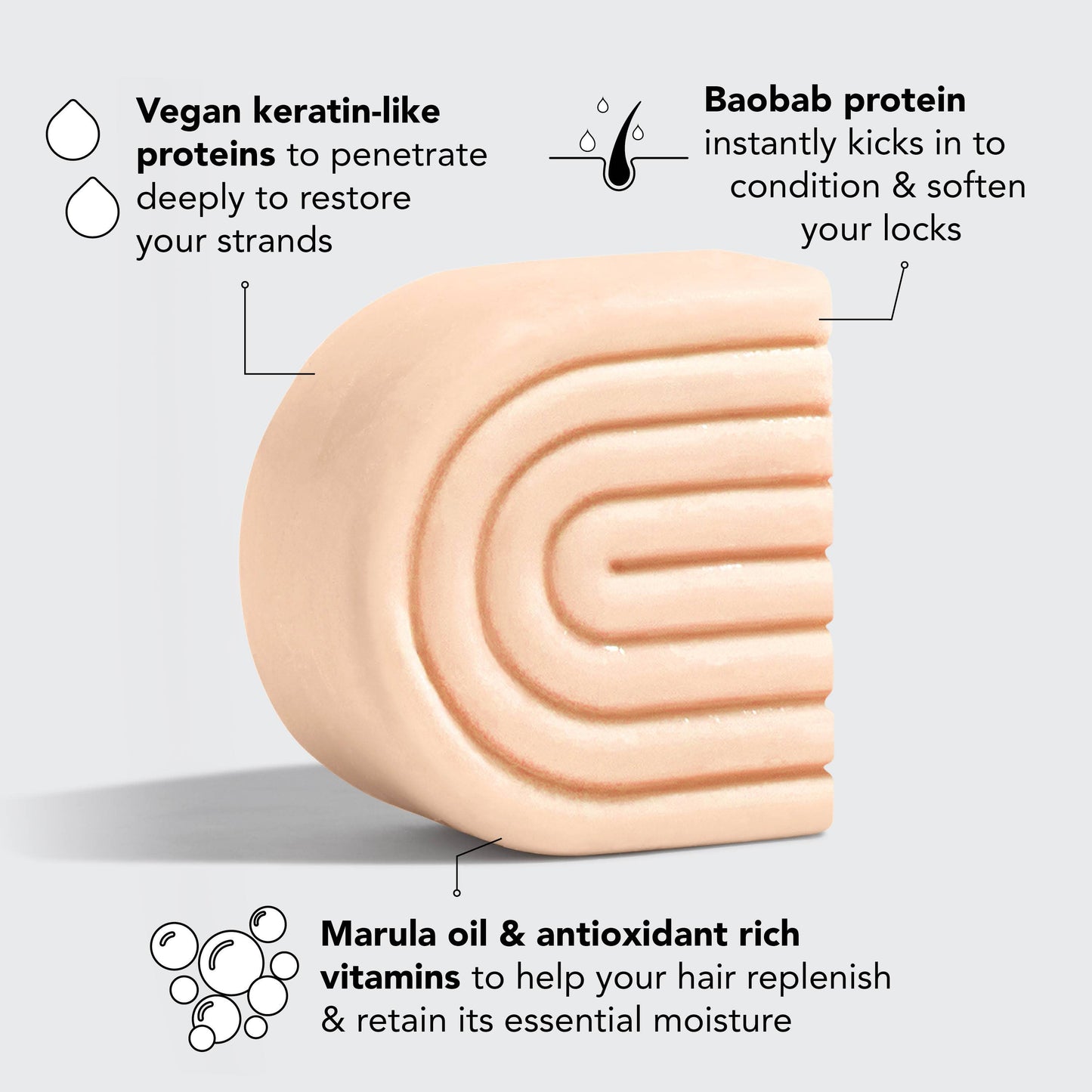 Strengthening Bond Repair Solid Hair Mask – Revive, Repair & Shine ✨ by Kitsch