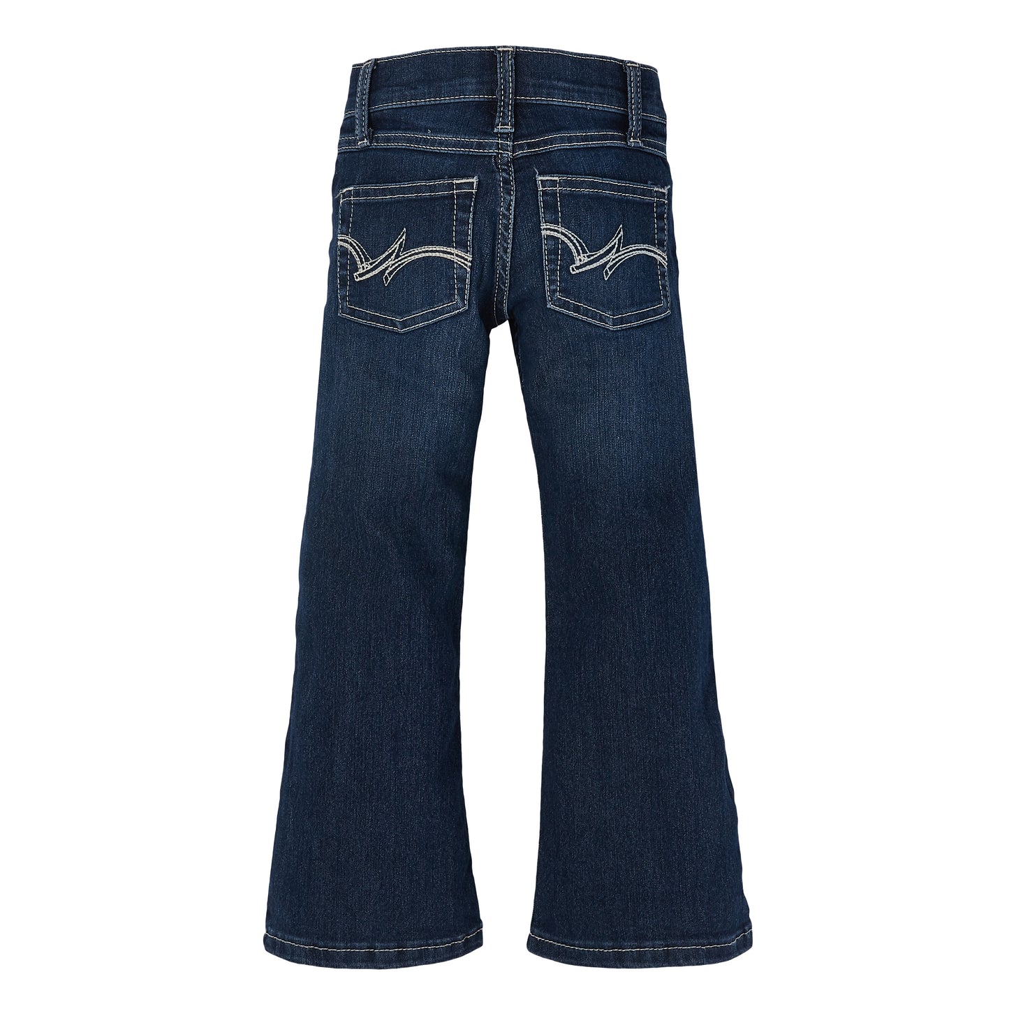 09MWGER - Wrangler® Boot Cut Jean - Girls 4-6X - Dark Blue