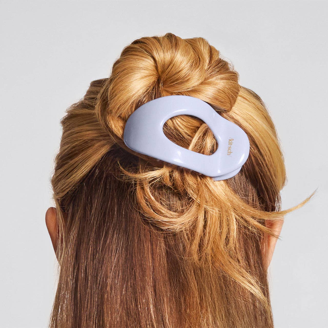 Kitsch Medium Flat Cloud Clip – Hydrangea Lilac Recycled Hair Claw Clip for Full & Half Up Styles