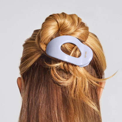 Kitsch Medium Flat Cloud Clip – Hydrangea Lilac Recycled Hair Claw Clip for Full & Half Up Styles