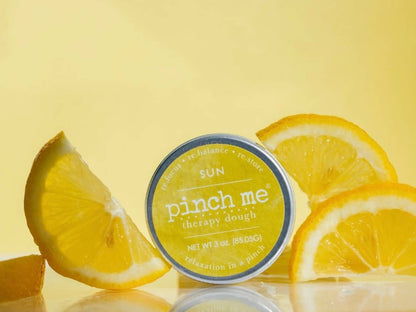 Pinch Me Therapy Dough “Sun” – Lemon Scented Stress Relief Putty for Anxiety, Focus & Sensory Play