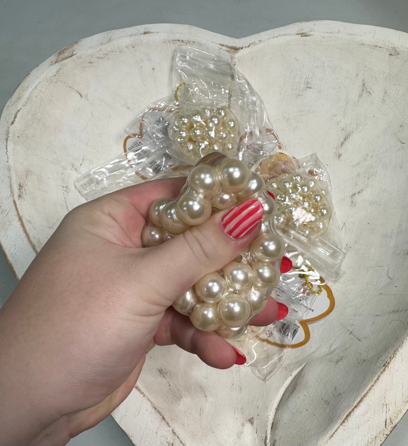 Pearl Bubble Grape Squishy Toy | Pearl Cluster Sensory Fidget Toy