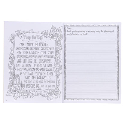 My Coloring Prayer Journal | Guided Christian Prayer Journal with Scripture Coloring Pages