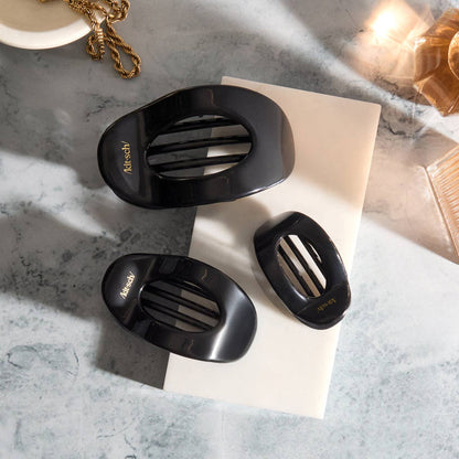 Black Flat Cloud Clip - Medium by Kitsch