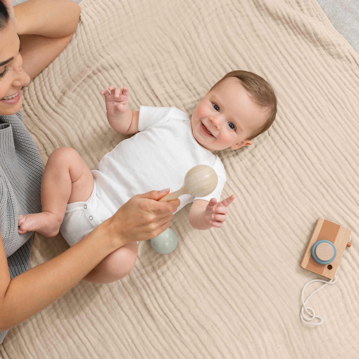 Muslin Baby Blanket | Swaddle Blanket | by Comfy Cubs