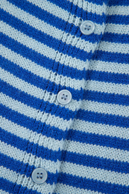 ~PREORDER~ Blue Skies Striped Half Sleeve Knit Cardigan ~PREORDER~
