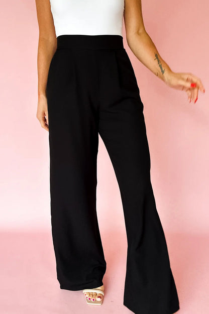 ~PREORDER ~ Polished Pleated Pull-On Straight Pants ~PREORDER ~