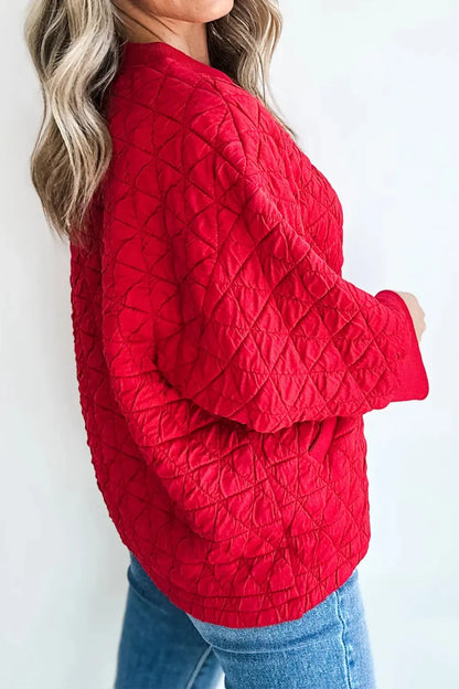 ~PREORDER~ Ruby Roads Quilted 3/4 Sleeve Top ~PREORDER~
