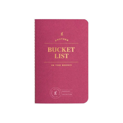 "Bucket List Passport notebook for travel dreams"

"Mini adventure journal in passport style"

"Small navy goal planner from B7 Boutique"