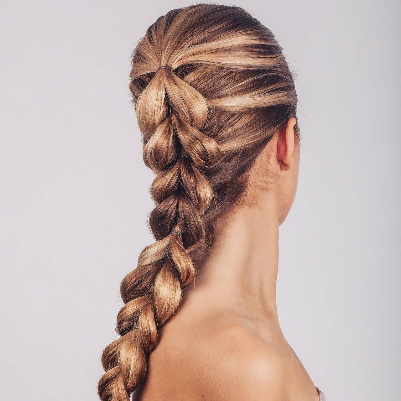 Brown No-Snag Elastic Hair Ties Set – Neutral Everyday Ponytail Holders