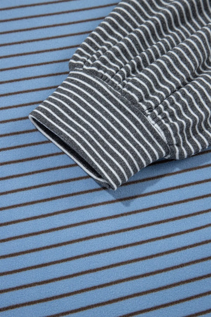 ~PREORDER~ Blue Sky Colorblock Stripe Pullover ~PREORDER~