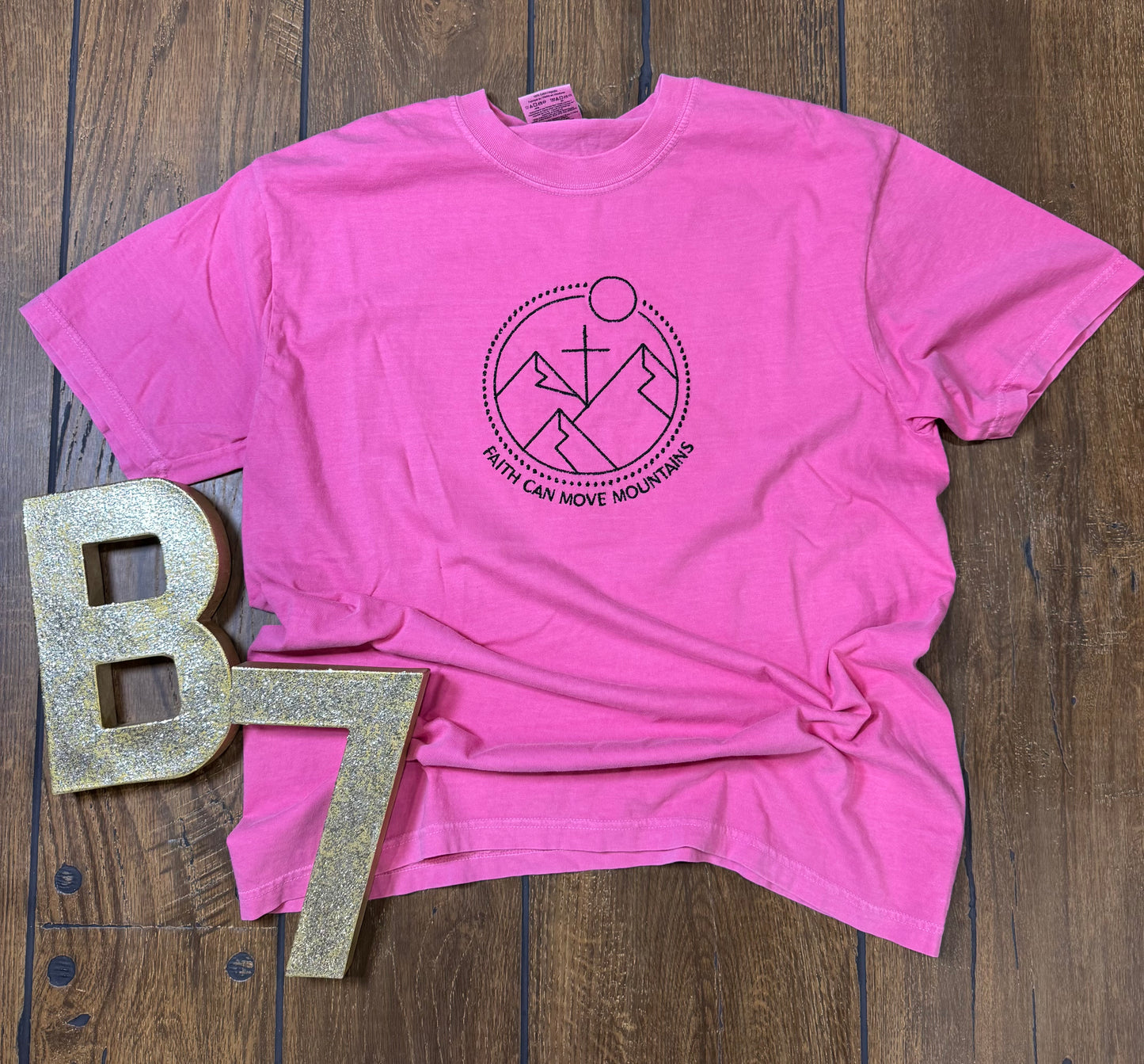 Custom Embroidered Tee Shirt – Personalized Graphic Tee by B7 Boutique