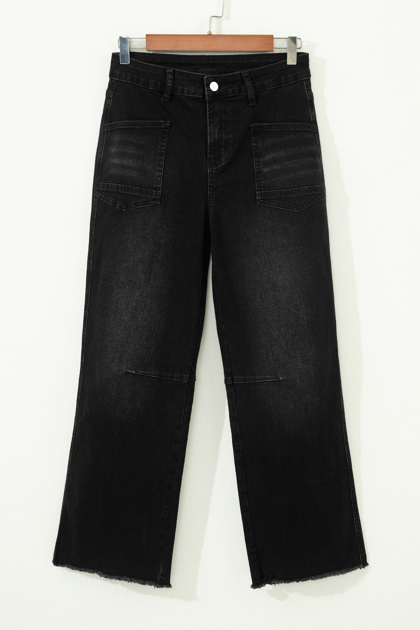 ~PREORDER ~ Frayed Cropped Straight Jeans ~PREORDER ~