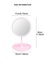 MAGNIFYING LED MAKEUP VANITY MIRROR