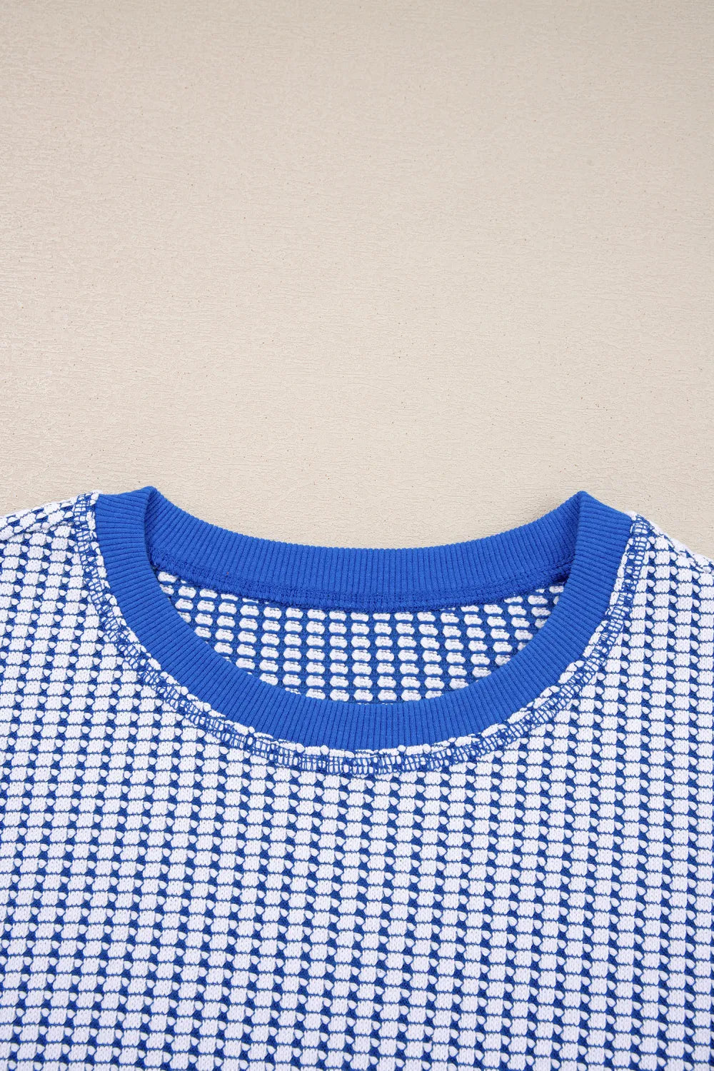 ~PREORDER~ Blue Skies Waffle Knit Exposed Stitch Top ~PREORDER~