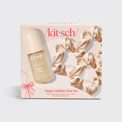 Kitsch Happy Holiday Hair Set | Christmas Hair Accessories Gift Set