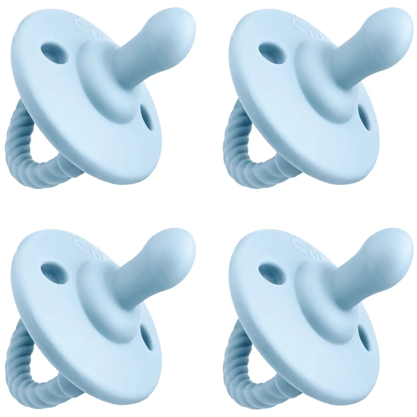 4‑Pack Baby Pacifiers | Soft Silicone Orthodontic Pacifiers Set