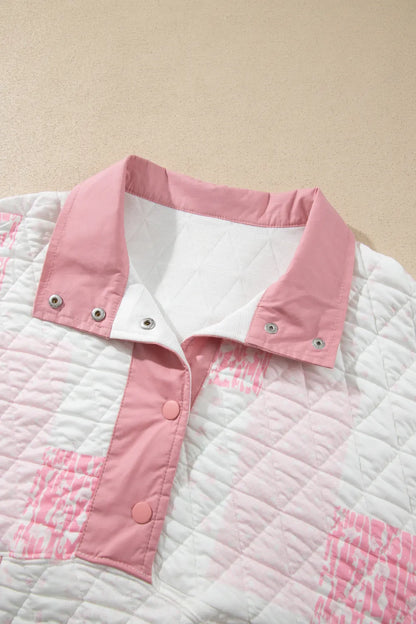 ~PREORDER~ Pink Patchwork Picnic Quilted Pullover ~PREORDER~