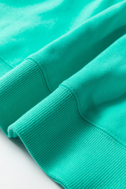 Blessed & Cozy Oversized Mock Neck Sweatshirt | Pink or Sea Green