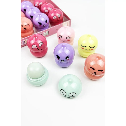 Emoji Round Lip Balm