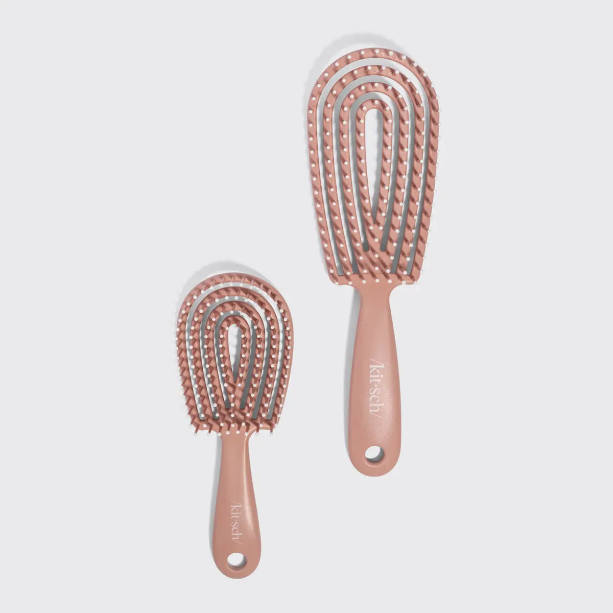 Kitsch Detangling Duo 2-Piece Hair Brush Set | Terracotta