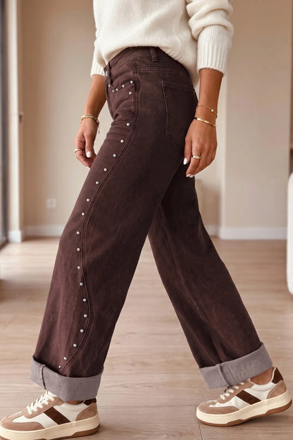 ~PREORDER~ Espresso Edge Rivet Jeans ~PREORDER~