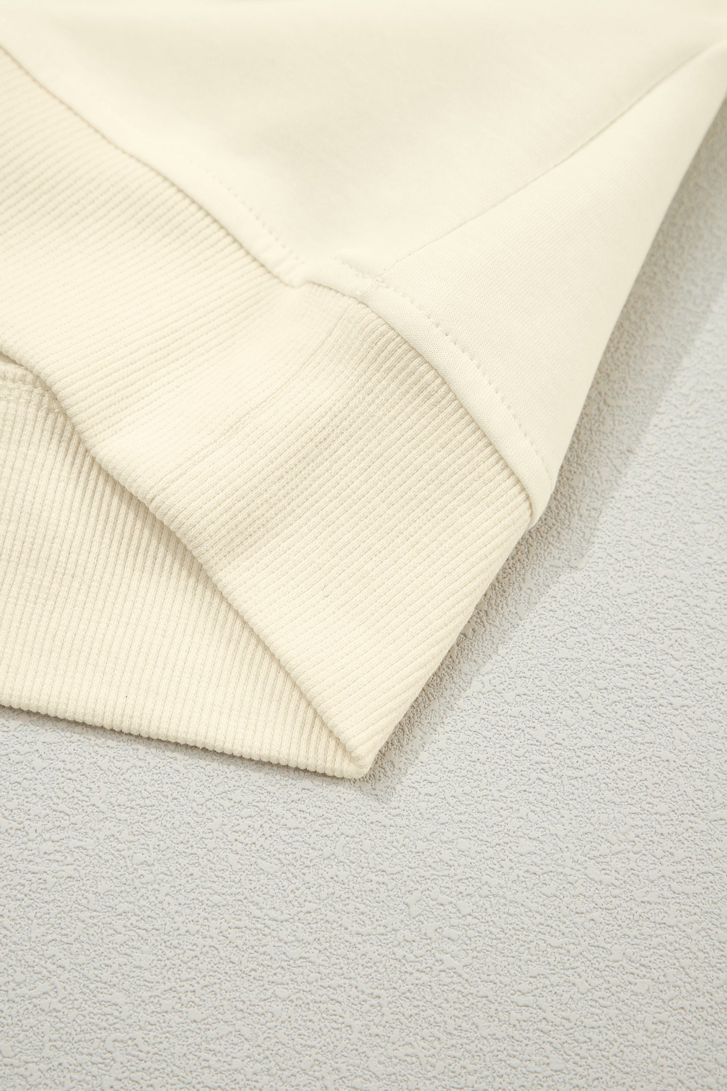 ~PREORDER ~ Beige Zip Collared Ruffle Sleeve Blouse ~PREORDER ~