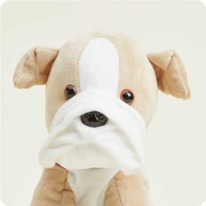 Bulldog Warmies Plush – Microwavable Lavender Scented Heating Pad Stuffed Animal for Comfort & Stress Relief