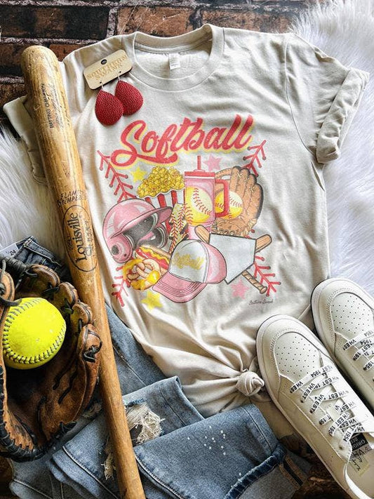 Vintage Softball Tee