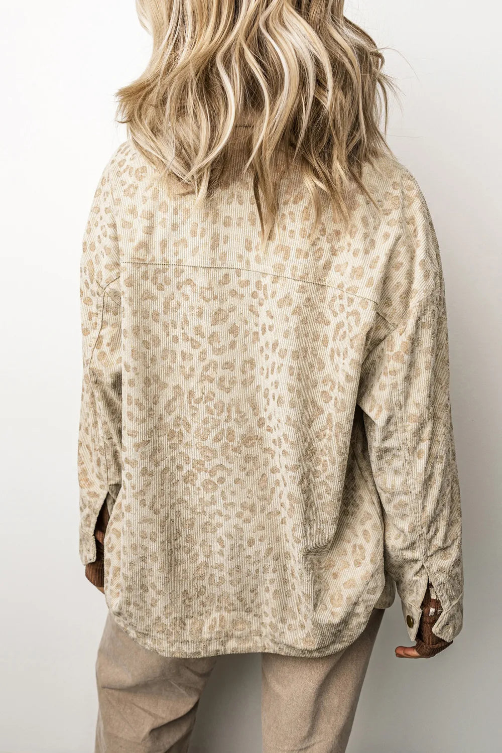 ~PREORDER~ Wildly Neutral Corduroy Leopard Jacket ~PREORDER~