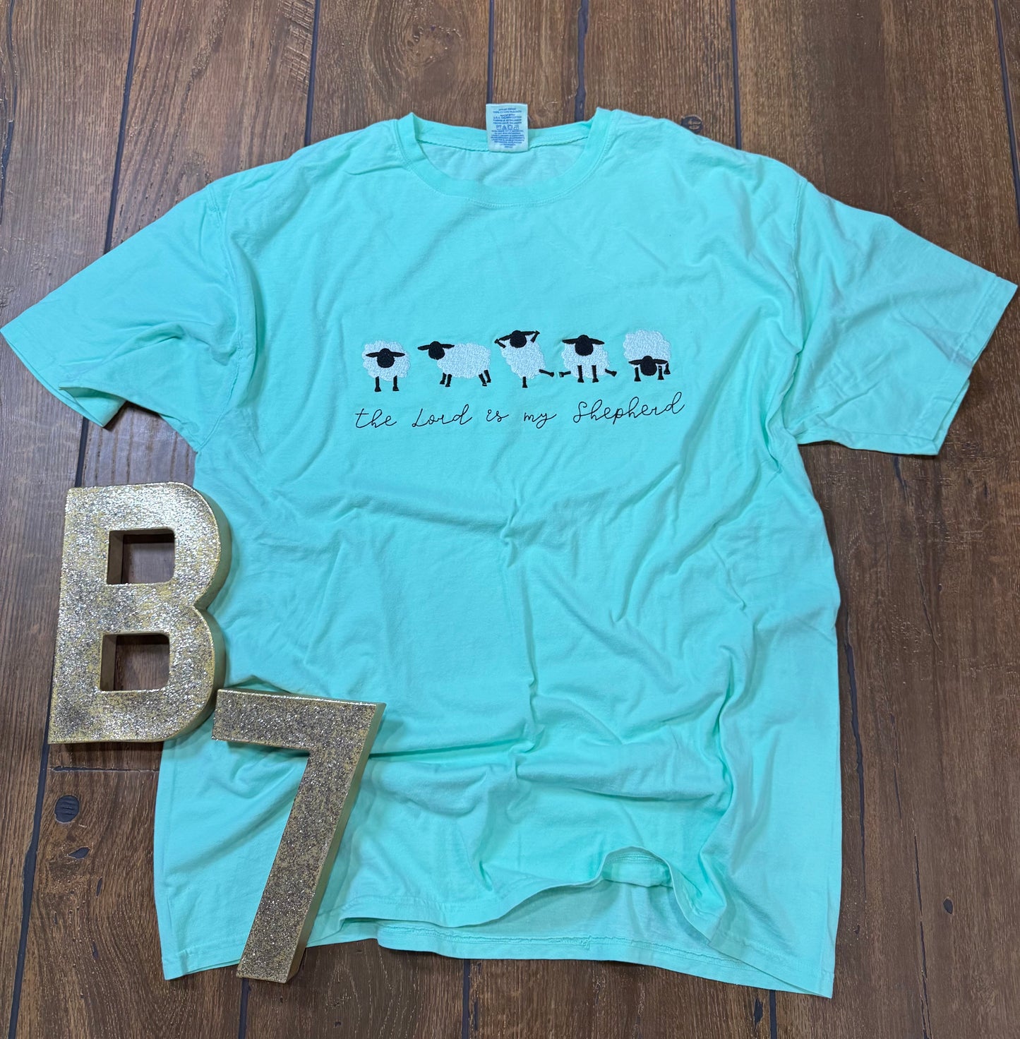 Custom Embroidered Tee Shirt – Personalized Graphic Tee by B7 Boutique