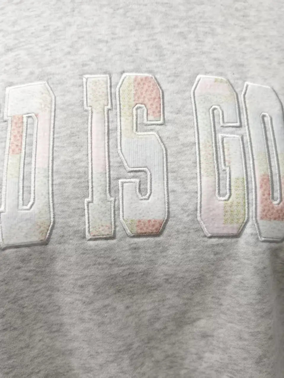 God Is Good Quilted Sweatshirt | Pastel Embroidered Faith Crewneck