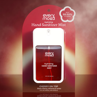 Cherry on Top Hydrating Hand Sanitizer Mist | Every Mood Scented Hand Sanitizer Spray