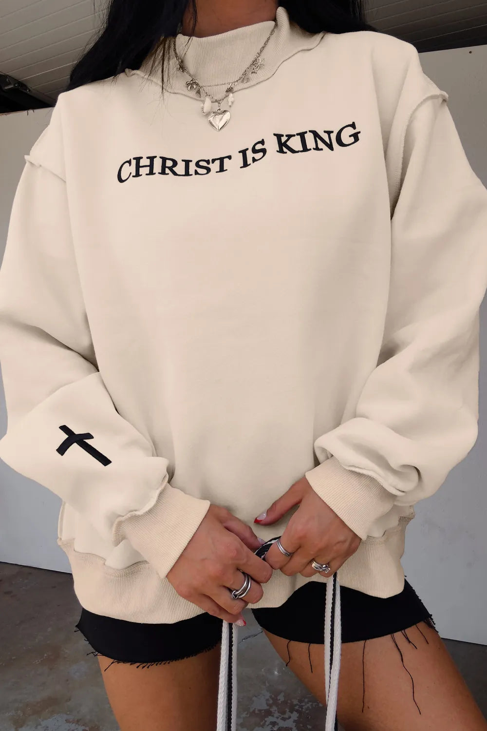 ~PREORDER~ King of Kings Embroidered Sweatshirt ~PREORDER~