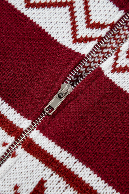 ~PREORDER~ Fireside Fair Isle Zip Cardigan ~PREORDER~