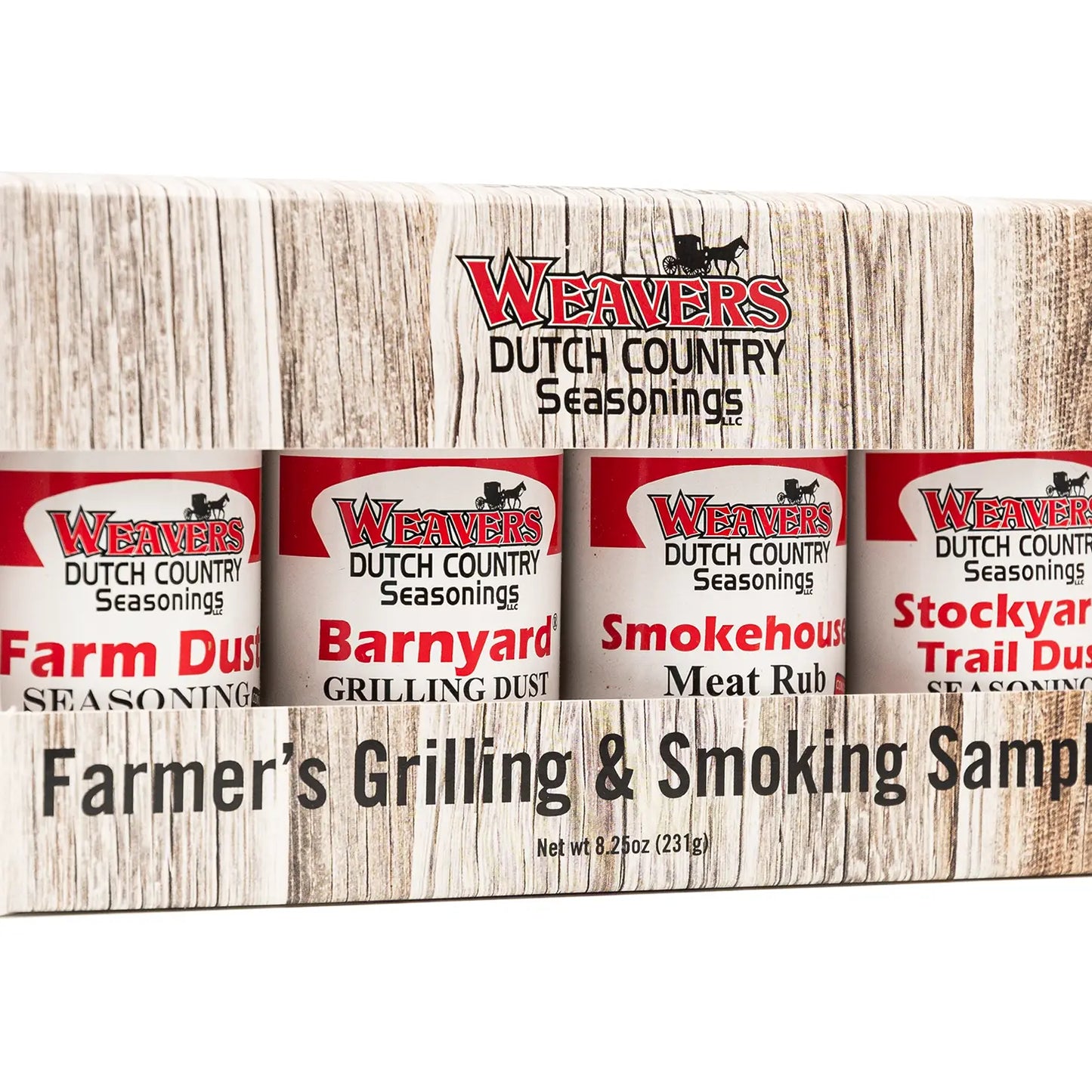 Farmer's Grilling & Smoking Sampler Seasoning -Weavers Dutch Country Seasonings