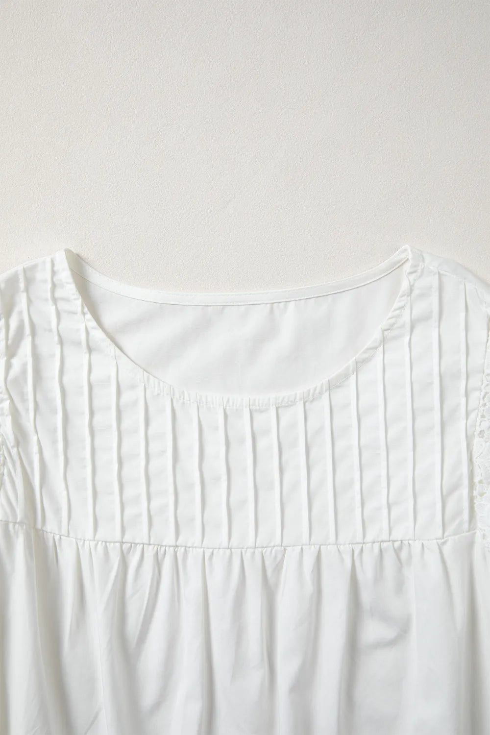 ~PREORDER~ Simply Sweet White Lace Flutter Sleeve Blouse ~PREORDER~