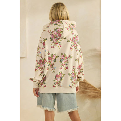 Blush Garden Fleece Hoodie 🌸