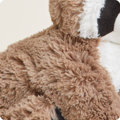 Raccoon Warmies Plush – Microwavable Lavender Scented Heating Pad Stuffed Animal for Stress Relief & Comfort