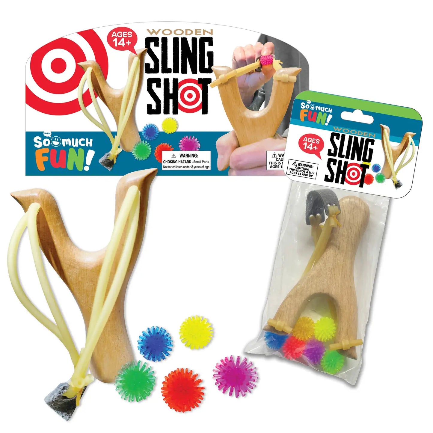 So Much Fun! Wooden Sling Shot