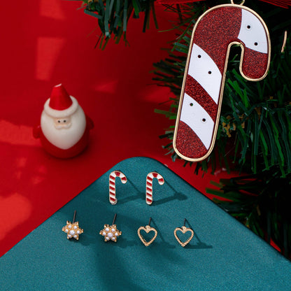 Merry Little Trio Set | Christmas Stud Earrings & Ornament Gift Set