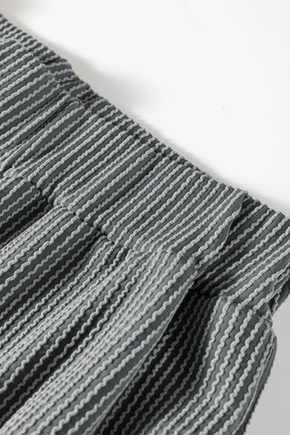 ~PREORDER~ Charcoal Comfort Ribbed Two Piece Pant Set ~PREORDER~