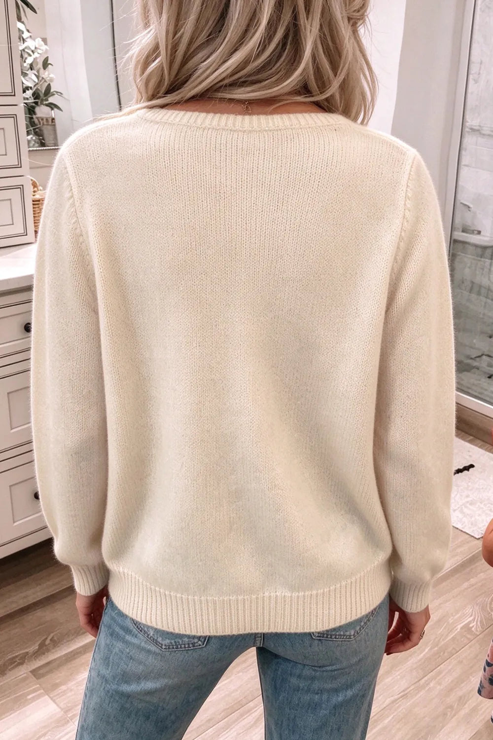 ~PREORDER~ Garden Glow Embellished Floral Sweater ~PREORDER~