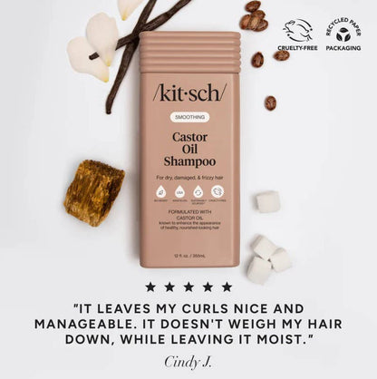 Kitsch Castor Oil Shampoo – Smoothing & Nourishing Hair Wash