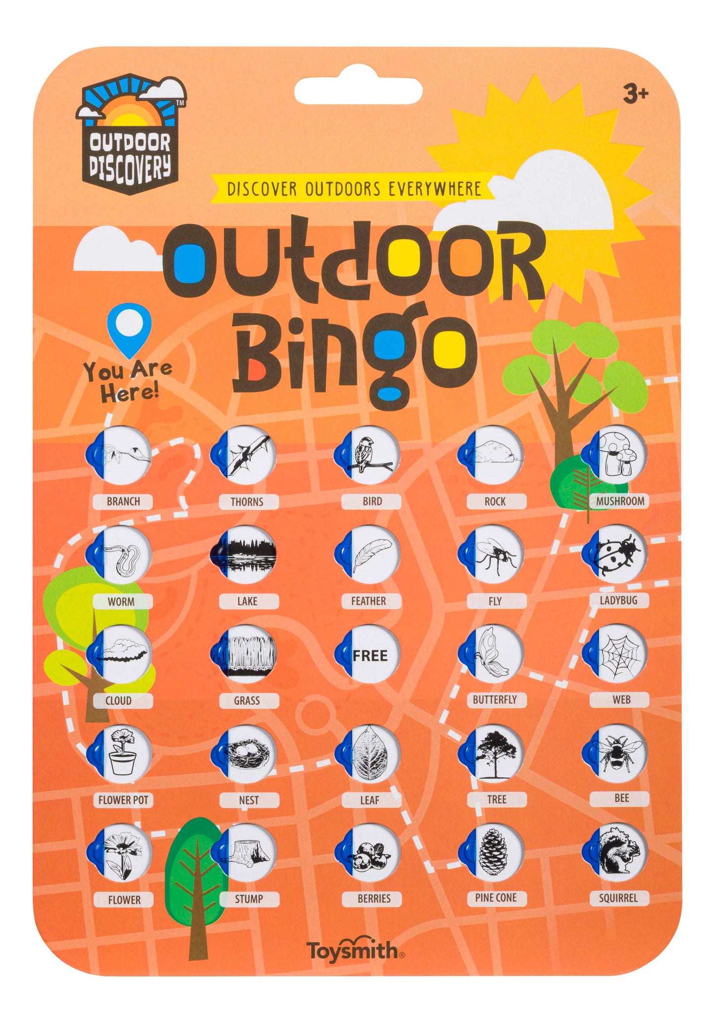 Outdoor Bingo 4-pack travel game