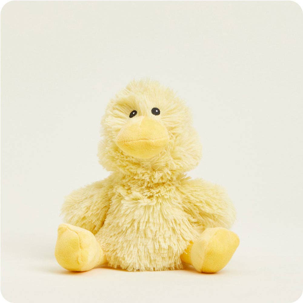 Yellow Duck Warmies Junior Plush – 9” Microwavable Lavender Scented Heating Pad Stuffed Animal
