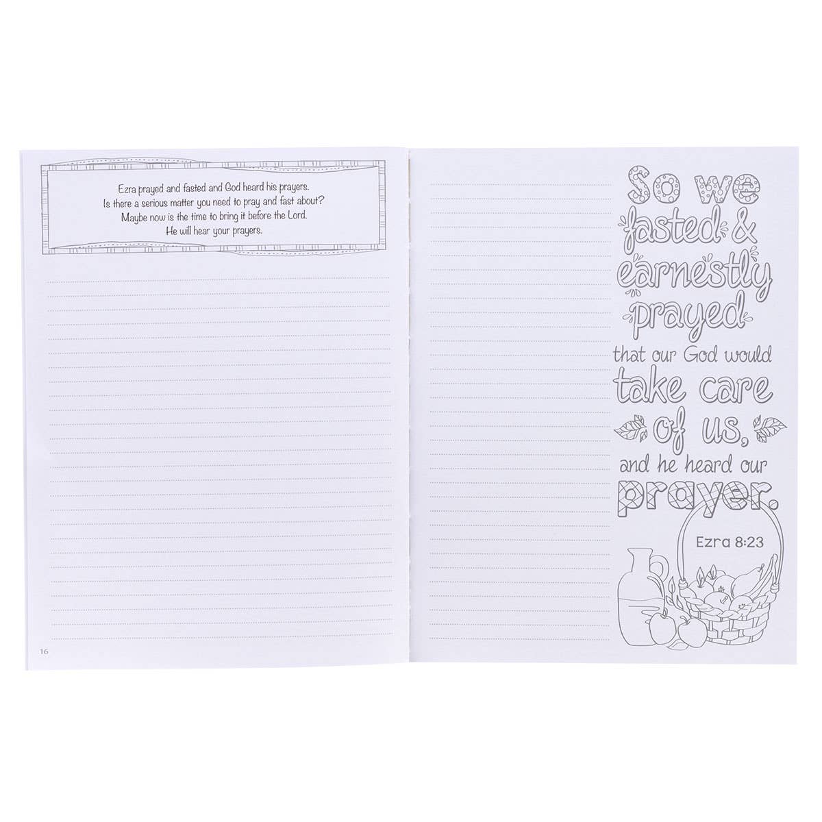 My Coloring Prayer Journal | Guided Christian Prayer Journal with Scripture Coloring Pages